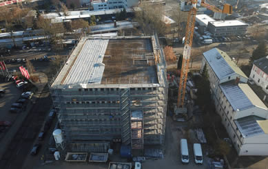 Neubau eines Bürogebäudes
