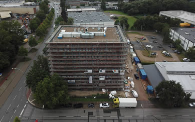 Neubau eines Bürogebäudes