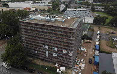 Neubau eines Bürogebäudes