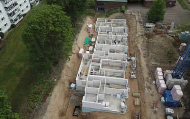 Neubau eines Mehrfamilienhauses in Reinbek